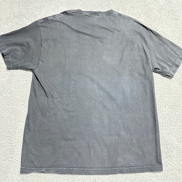 Classic Frankenstein Graphic Tee Black Solid Shirt XL Men’s Horror Movie - Picture 2 of 6